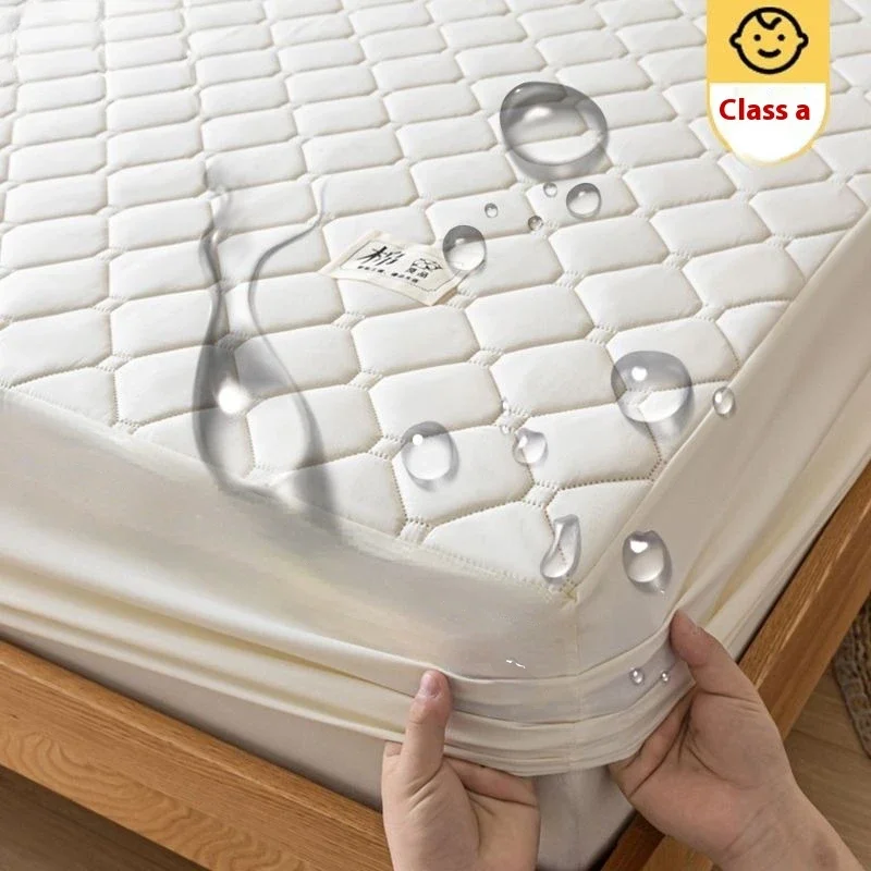 

Padded Waterproof Mattress Dust Proof Protective Cover Washable Bedspread Leak-proof Patient Urine Elderly Nursing Care Bed Hat