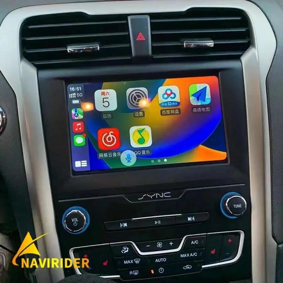8inch look Car Android 1280*720 Screen CarPlay For Ford Fusion 2015 2017 Mondeo autoRadio Android 13 Multimedia GPS Video Player