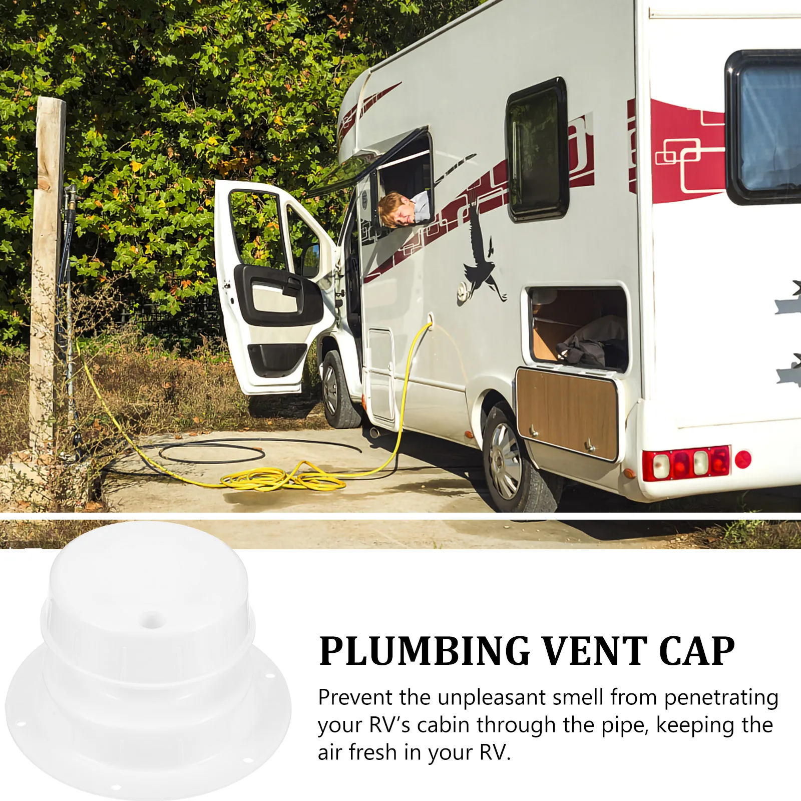 

Rv Plumbing Vent Cap Durable Weatherproof Sewer Gas Exhaust Cover For Camper Trailer Roof Ventilation System Rv Roof Vent