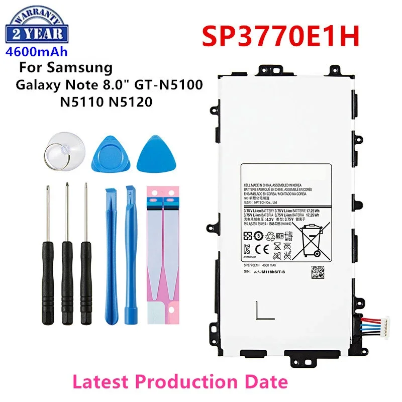 Brand New Tablet SP3770E1H Battery 4600mAh For Samsung Galaxy Note 8.0