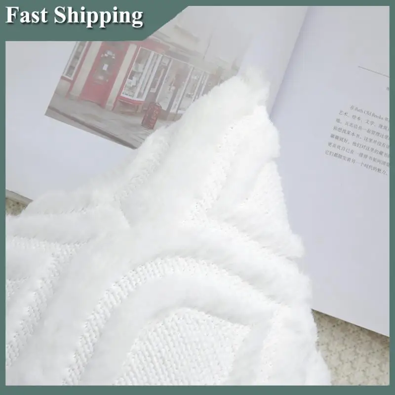 -MEOF Soft Plush Short Velvet Decorative Cushion Covers Throw Pillow Covers Boho Neutral Pillow Shell For Sofa Bedroom Durable W