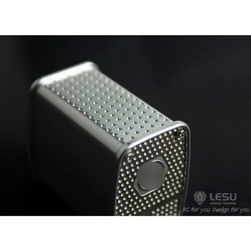 Metalowy zbiornik wydechowy LESU, ulepszone akcesoria do zdalnie sterowanych modeli Tamiyaya 1/14 RC, ciągników, ciężarówek, wywrotników 3363 TH02324-SMT3