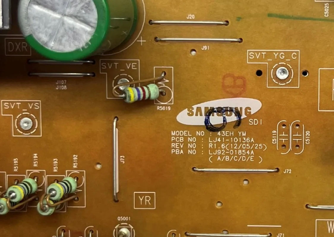 LJ92-01854A LJ41-10136A+LJ41-10.137A LJ92-01952A PDP TV Y+Z driver circuit board suitable for PS43E450A1R