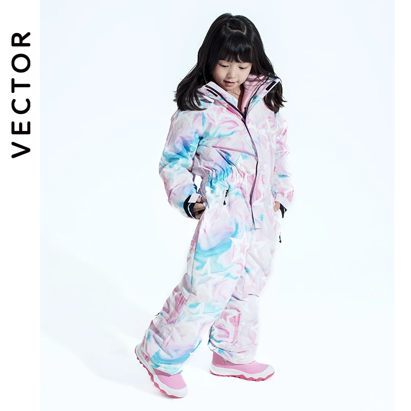 Macacão de esqui impermeável infantil, roupas de snowboard, quente, ao ar livre, crianças, meninos, meninas,-30 graus, inverno, 2020