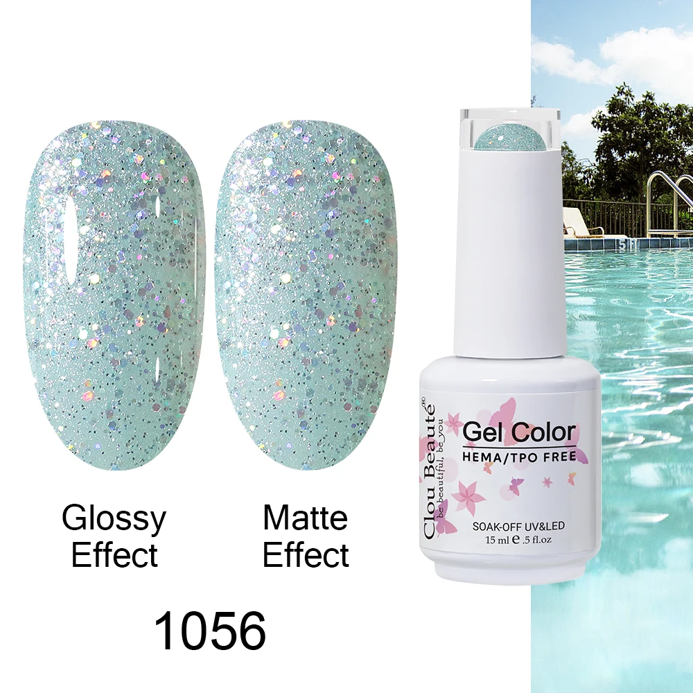 Clou Beaute Gel Nagellak Neon Bruin Koningsblauw Rood Groen Pastal Naakt Nail Art Vernissen Gel Lak Top Coat UV Gel Nail
