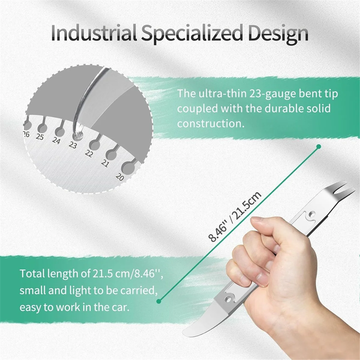 SEMOIC 프라이 도구, 이중 목적 프라이 바 트림 제거 도구, 포켓 프라이 바, 자동차 트림 제거 도구 키트, 패널 제거 도구