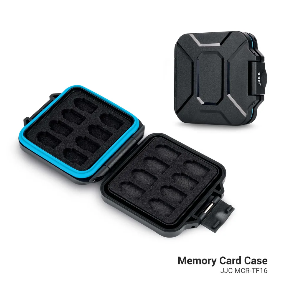 JJC MC-ST16 Étui Étanché Et Résistant Aux Chocs – Boîtier Pour 8 Cartes SD + 8 Micro SD