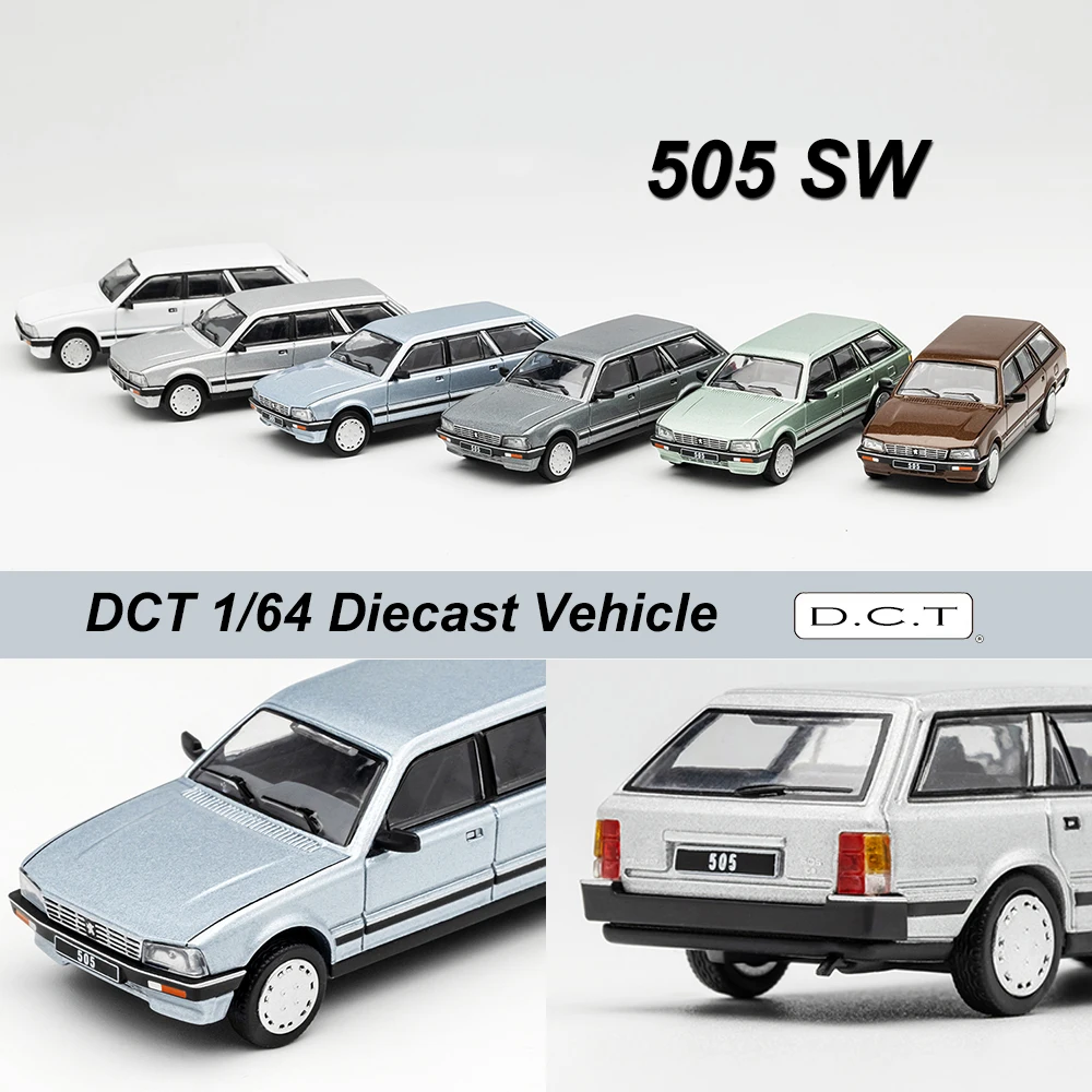 

DCT 1/64 Model Car 505 SW Miniature Vehicle Vintage Diecast Toy with Display Box Hobby Collection for Teenagers Adults Gifts