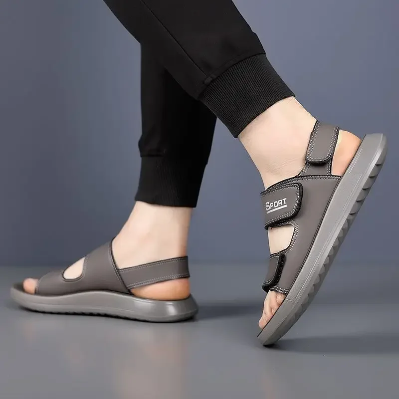 مفتوح الذكور حذاء الفيلكرو النعال داخلي رخيصة التسويل الصيف بيع لون غير رسمي في الهواء الطلق بالجملة الاستخدام اليومي إيفا 39 صندل رجالي