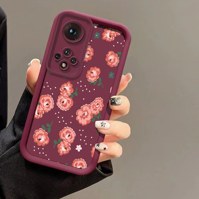 حافظة لهاتف شاومي 15 Ultra 17 Pro Max 13 12 11 Lite 5G NE 14T 15T Pro 13T 11i غطاء مطبوع عليه زهور مقاوم للصدمات #6