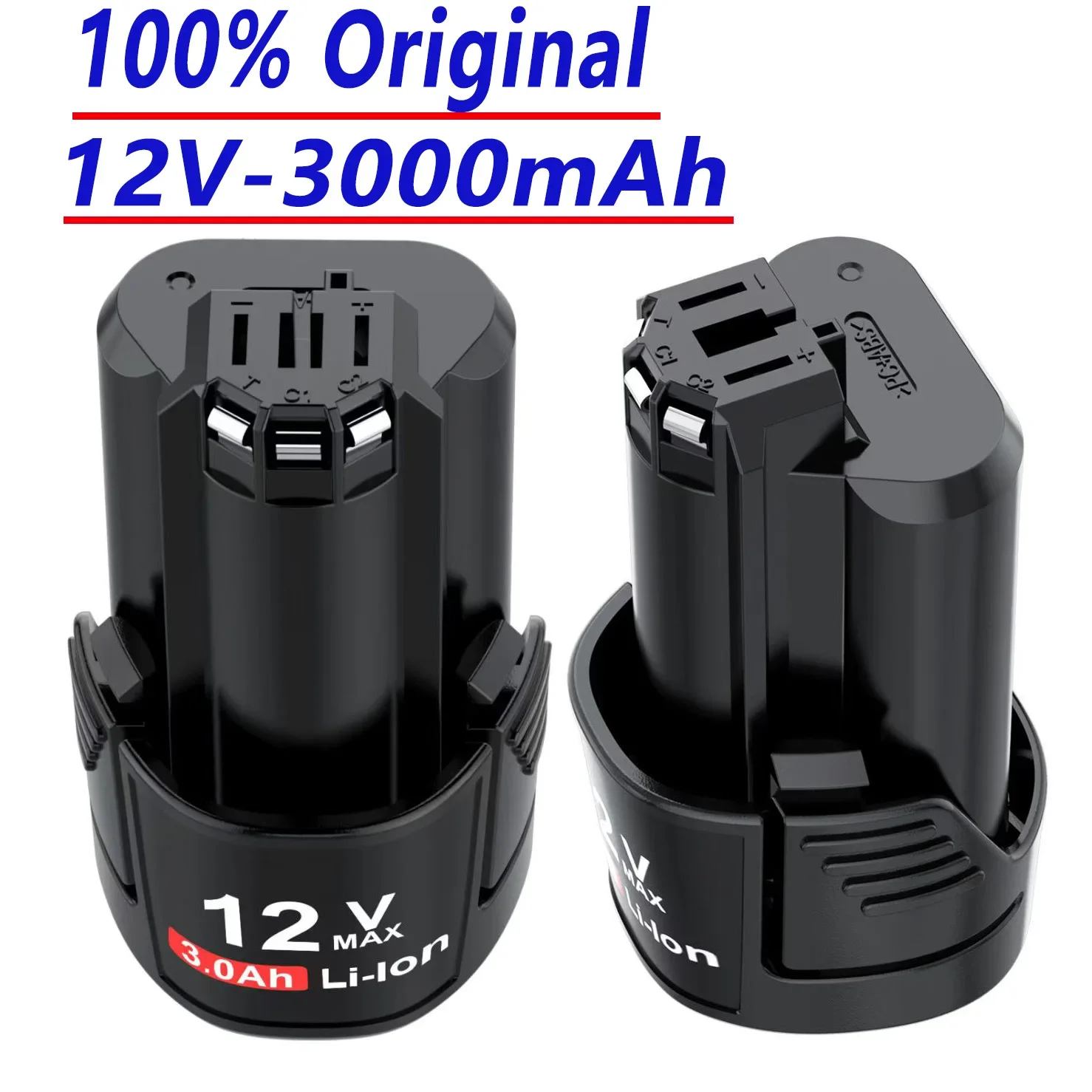 

100% Original For Bosch lithium-ion rechargeable battery12V/10.8V charger 3000mAh.BAT411.BAT 411A
