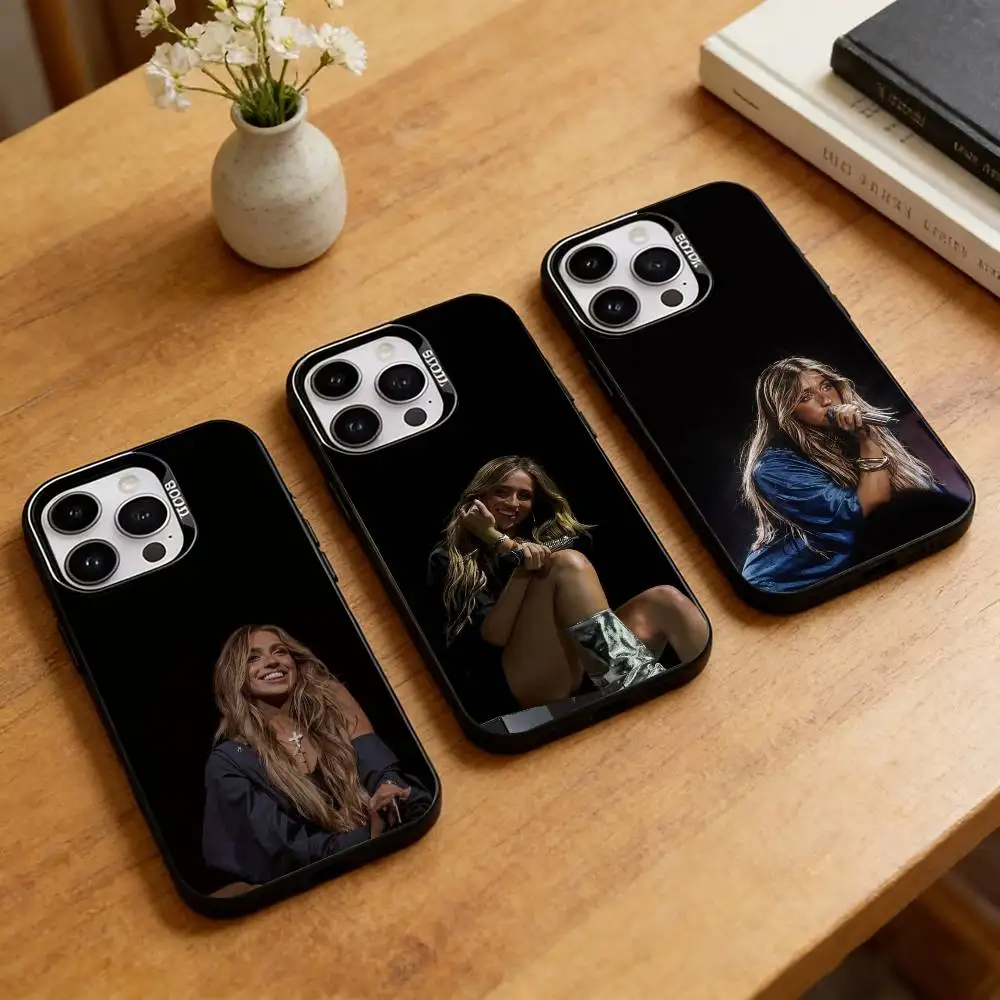 

P-Pop Singer Tate McRae Phone Case For iPhone 17,16,15,14,13,12,11 Plus,Pro Max,XS,Colorful Silver Phone case Funda Cover