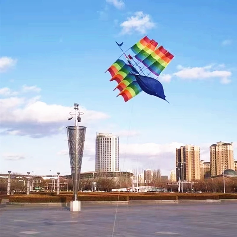 Cabarros voladores 3d para adultos, juego al aire libre, pipa de viento para niños, pipa voladora, juguetes al aire libre, impermeable profesional para parapente
