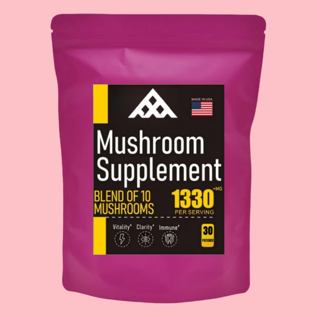 

Прозрачные пластыри грибовидного сложения Рейши, Чага, Кордицепс, Майтаке для поддержки иммунитета памяти, 30 пластырей