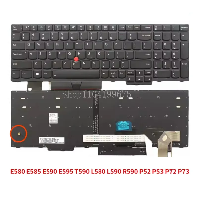 Laptop keyboard for IBM E580 e480 point stick backlit pk131672a24 CMNBL-106US