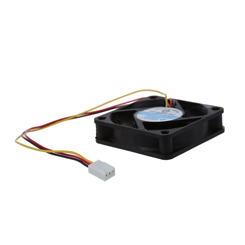 PC VGA Video Card 2 Pin Cooler Cooling Fan Heatsink 4800 RPM With 60X 60X15mm 3 Pins Cooling Fan W Metal Finger Guards