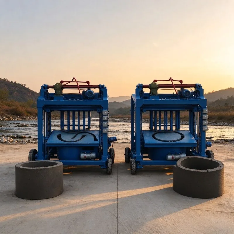Semi Automatic Cement Block Machine Commercial Grade Energy Saving Equipment for Garden Paths Driveways and Sidewalks