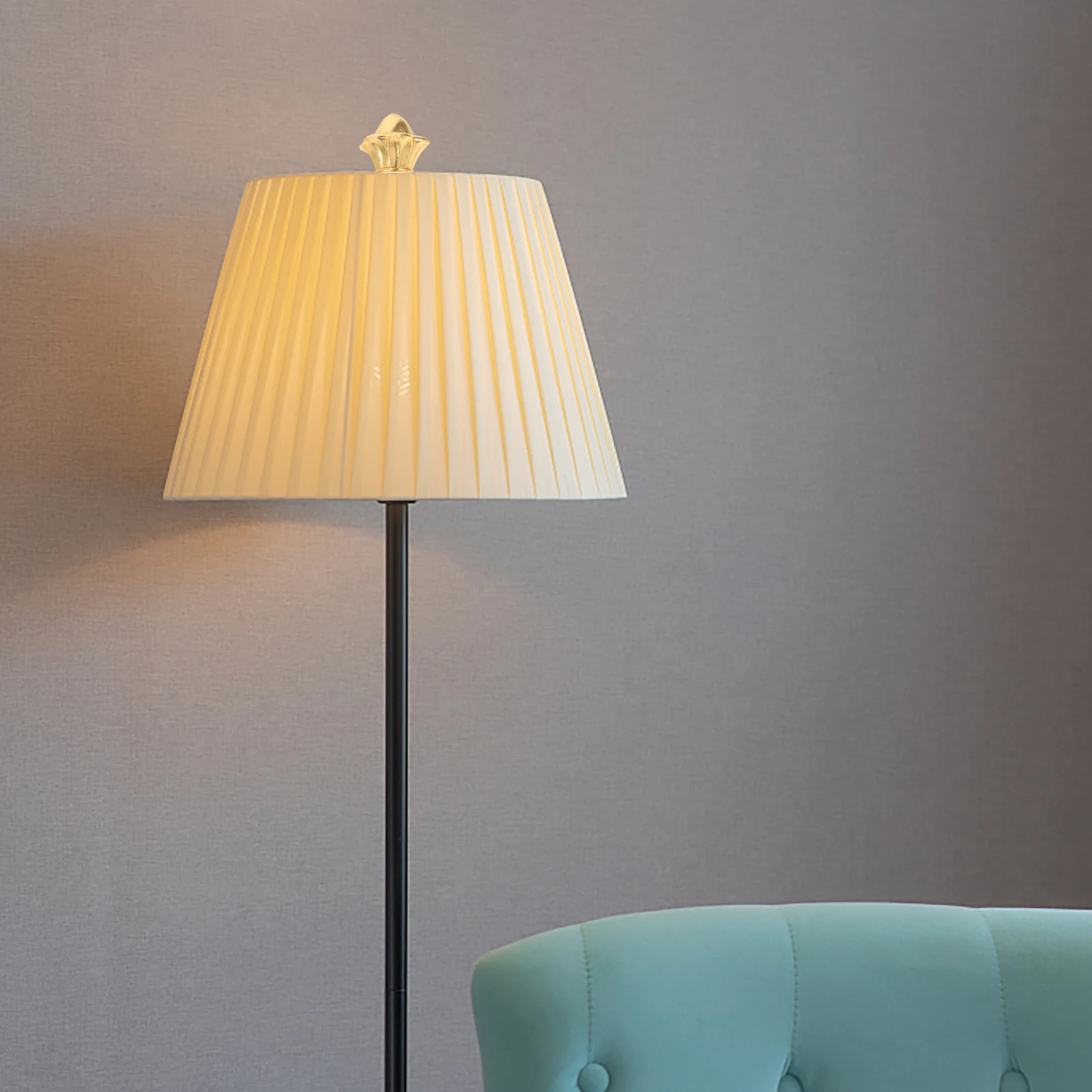 4 قطعة مصباح للزينة Finials أرضية معدنية مكتب الجدول مصباح قبعات نهائية تصميم أنيق فريد ل عاكس الضوء العلوي Finials للمصابيح