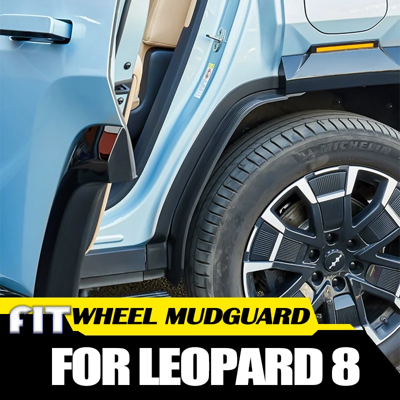

Car Wheel Liner Mudguard Suitable for BYD Leopard 8 2024 2025 Non Drilling External Modified Mud Blocking Off-road Accessories