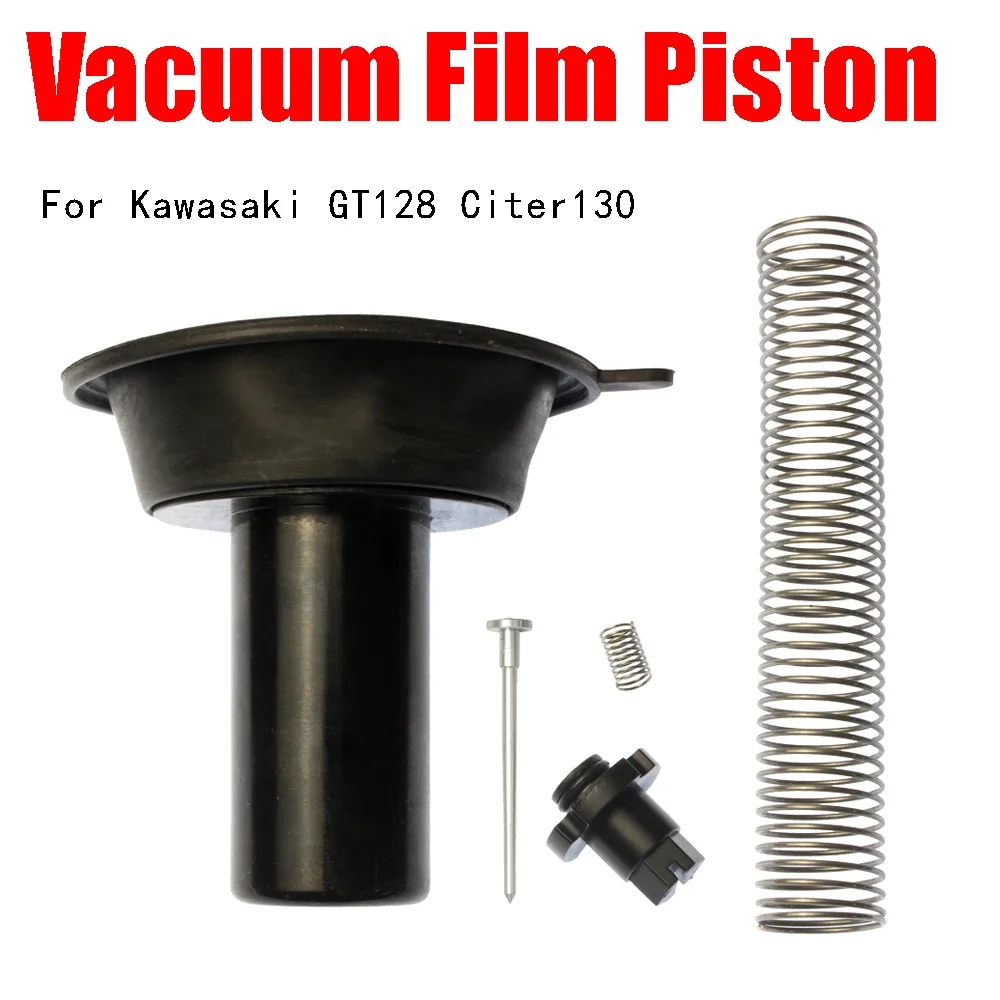 

Carburetor Carb Repair Kit Plunger Film Vacuum Needle For Kawasaki GT128 Citer130