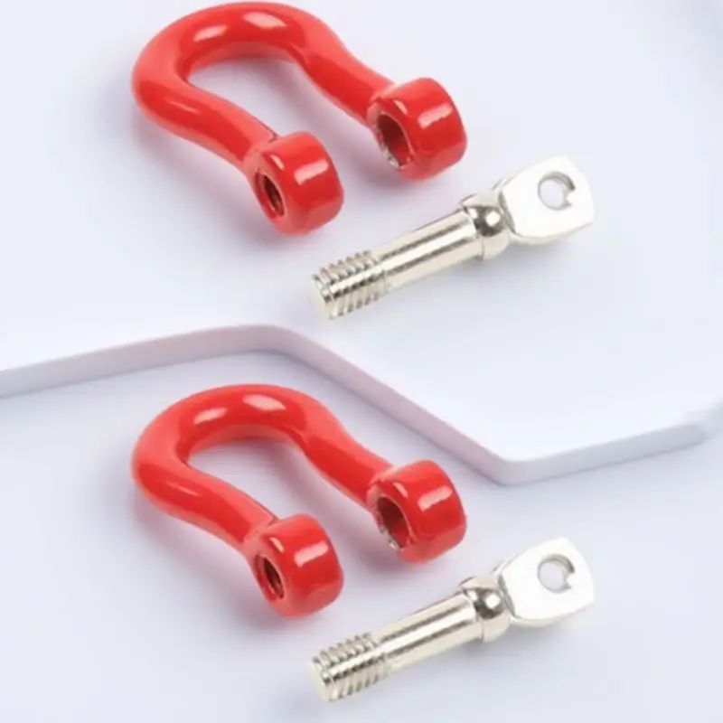 

-Shaped Alloy Front Hook For Car Truck Adjustable Racing Style Red Tow Bar Car Tow Hook Hooks Towing