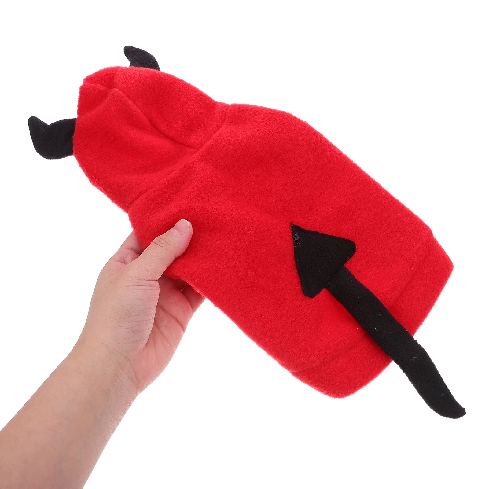 

Pet Devil Costume For Dogs Halloween Outfit Stereoscopic Design Puppy Warm Coat Outdoor Party Photo Shoot Pet Party