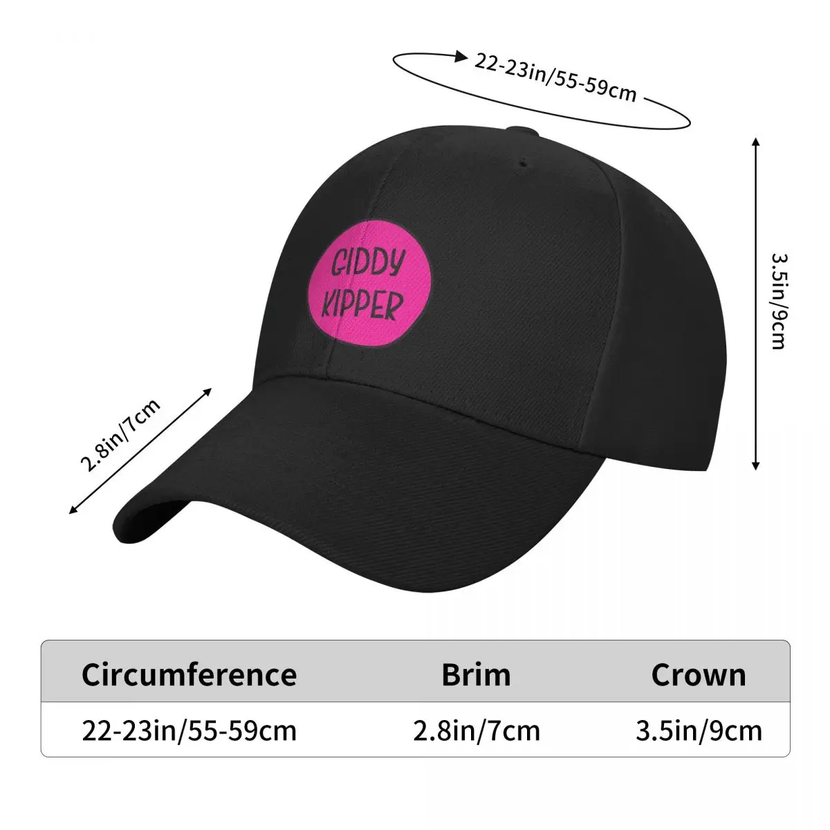 Giddy Kipper, Funny British Saying, Lancaster Baseball Cap Luxury man cap Hat Luxury Brand Rugby Women's Hats Men's