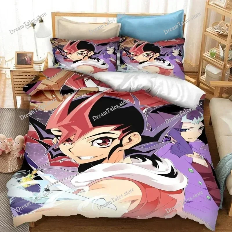 

New Yu Gi Oh Duel Bedding Set Single Twin Full Queen King Size Bed Set Adult Kid Bedroom Duvet Cover Sets 3D Print Game Anime741