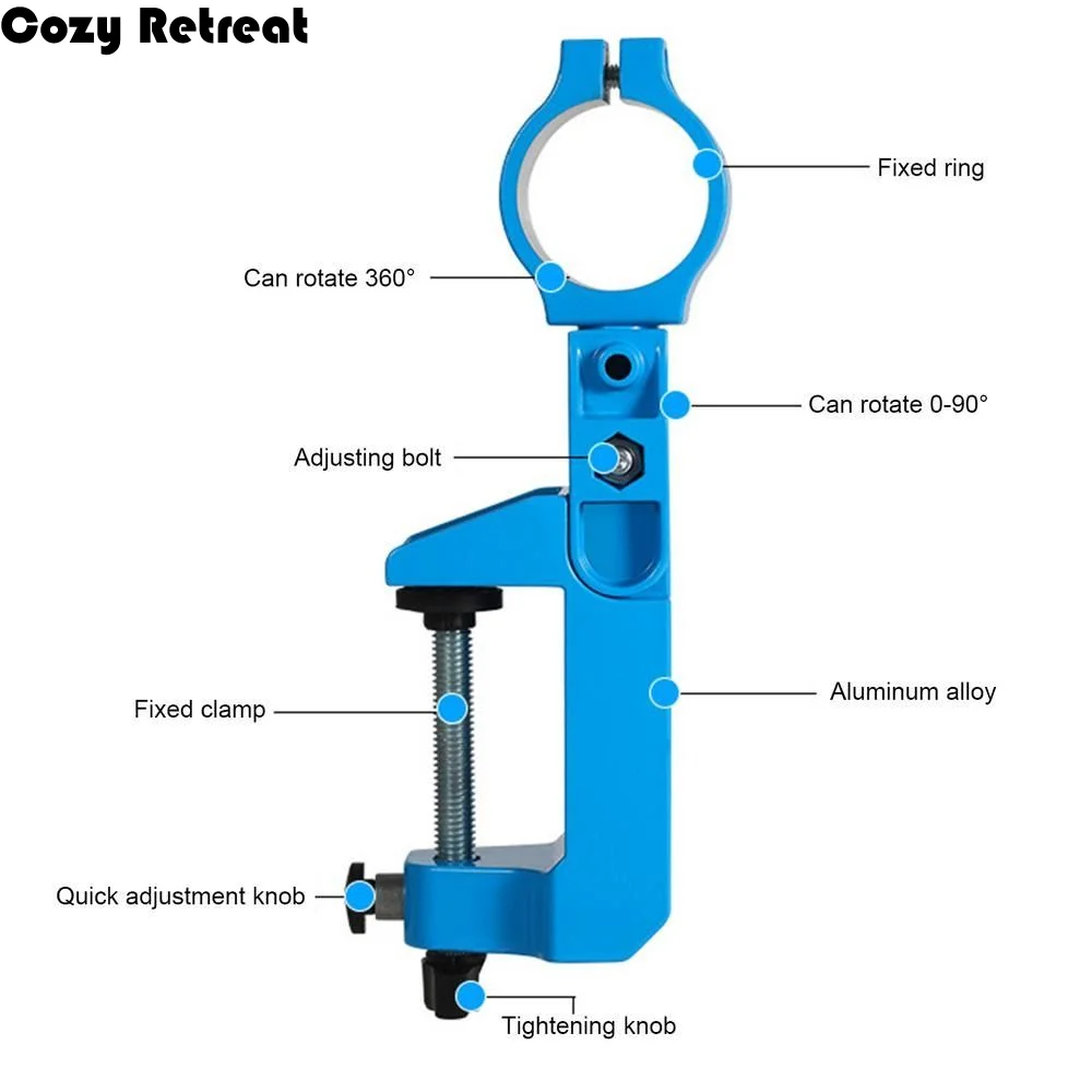 

Универсальный зажим для дрелей, регулируемый прецизионный кронштейн для крепления электрической дрели, многофункциональный, из алюминиевого сплава