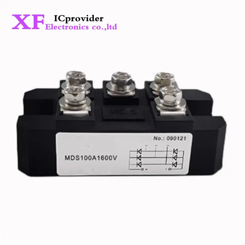 MDS60-16 75A 90A 100A 120A 150A Three-phase Rectifier Module MDS100-16 AC/DC module 60A 1600V 3-Phase Diode Bridge Rectifier