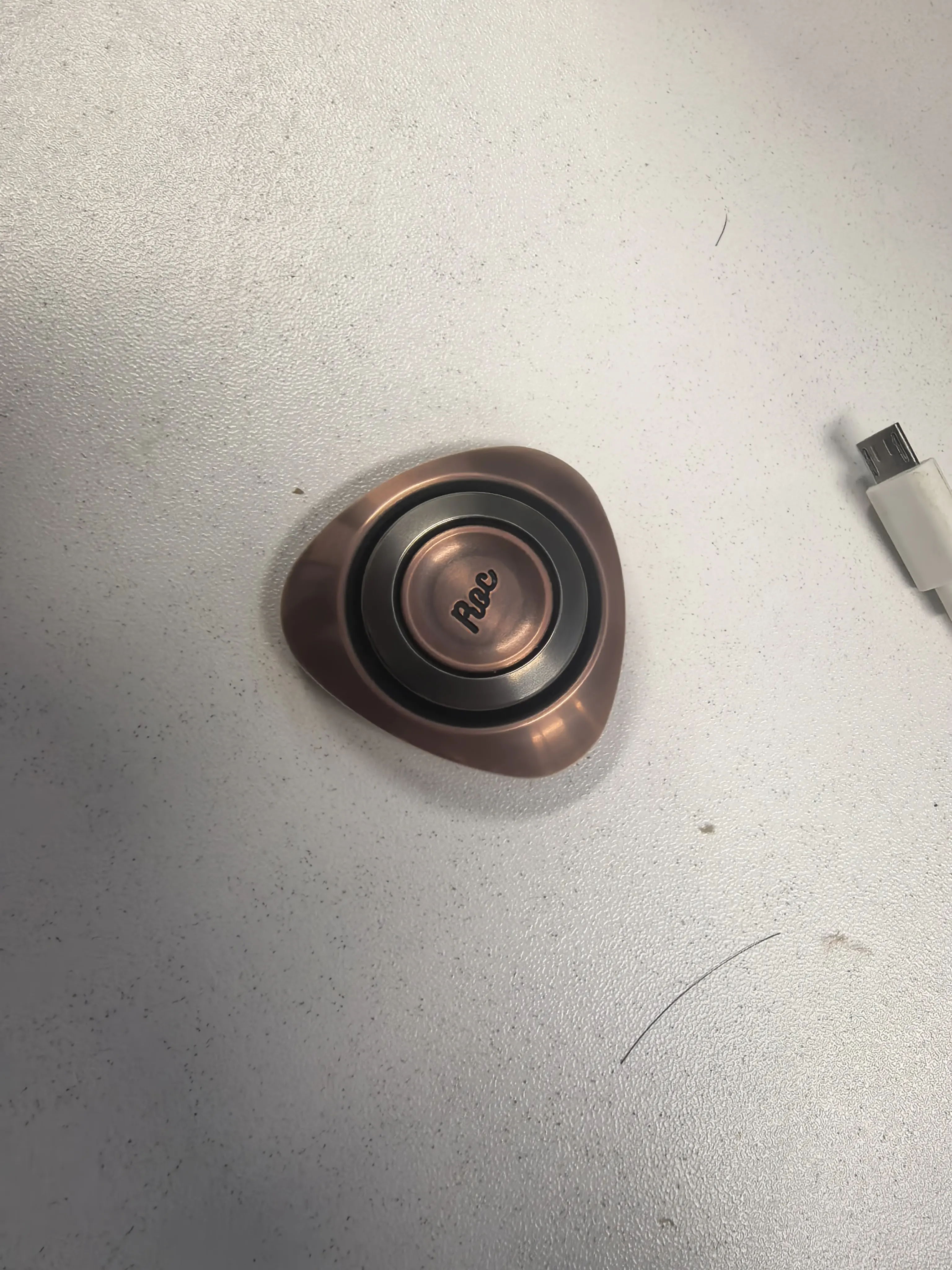 Old blacksmith ROC2.0 copper feel gyro edc toy