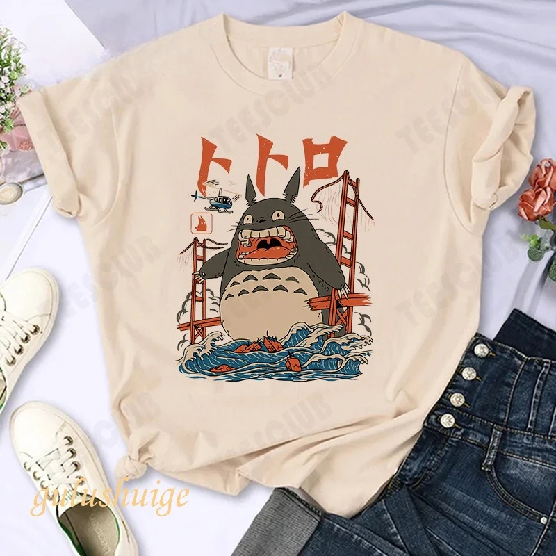 

Japanese Style Anime Chinchilla T-shirt Fun Cute Print Pattern T-shirt Funny Pure Cotton High Quality Casual Home Retro Unisex
