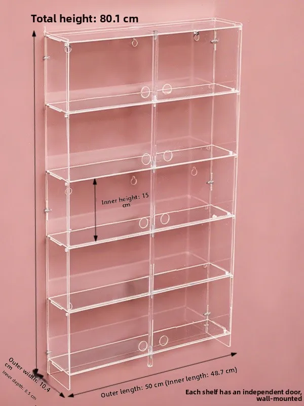 

Большой ящик для хранения, витрина для моделей зданий, витрина, прозрачный акриловый органайзер для хранения