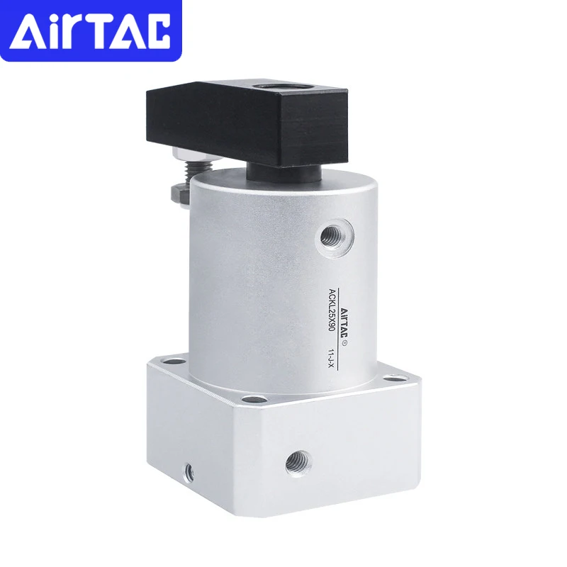 Airtac ACK 25mm 32mm 40mm Bore Rotary Twist Clamp Rotating Corner Pneumatic Air Cylinder For Fixture Industrial Automation