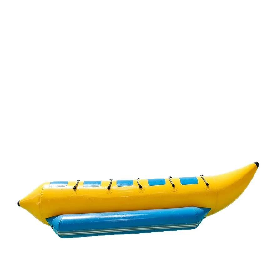 Inflatable banana boat wear-resistant PVC material multi-person outdoor water activities swimming pool must-have summer selectio