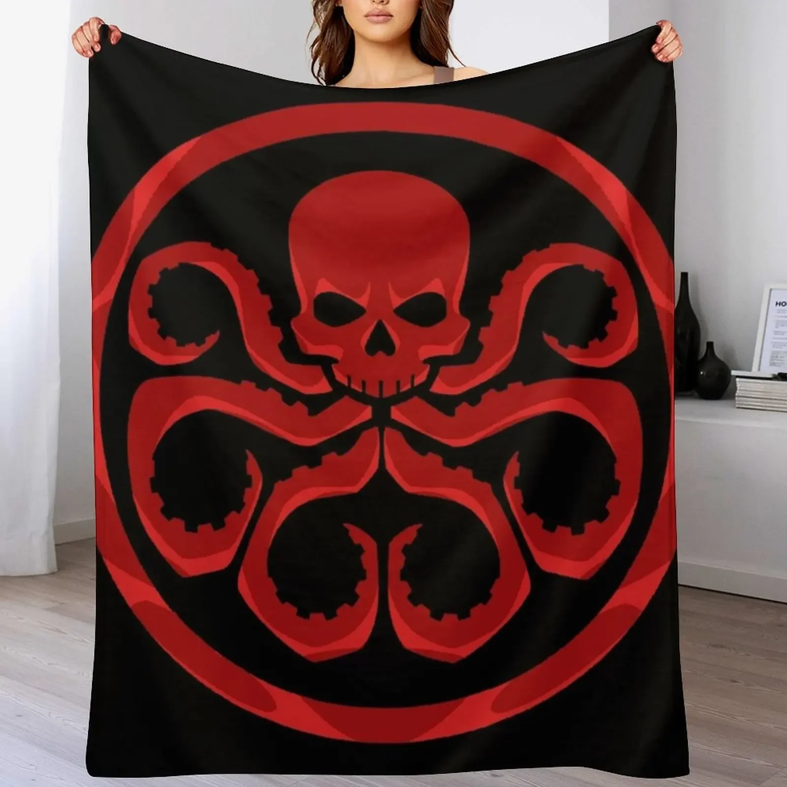 Hail Hydra Throw Blanket Fuzzy Plush Throw Blanket for Sofa Chair