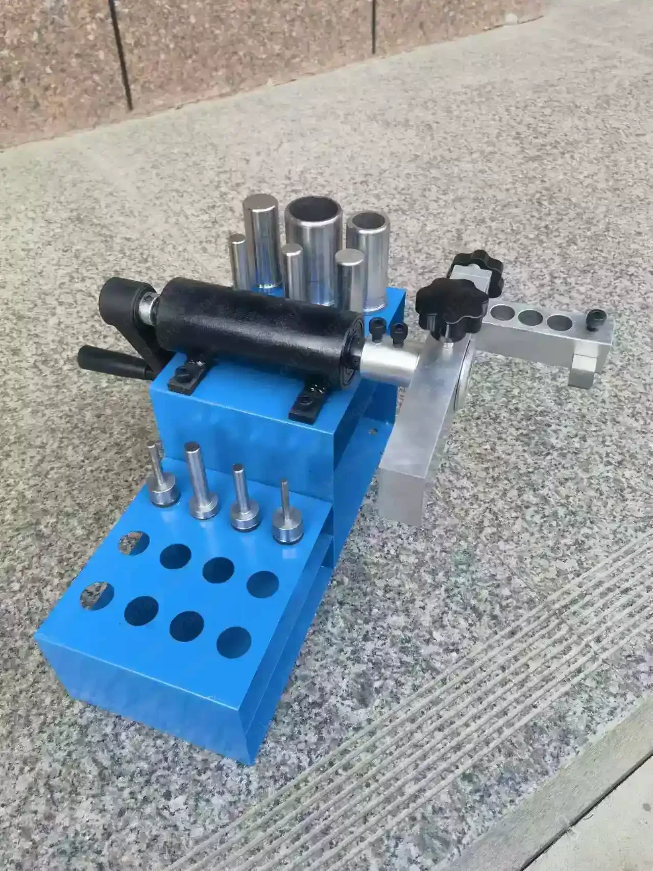 Portable Manual Hydraulic Hose Crimper Kit, Hydraulic Pipe Press Machine Tool for Crimping Pipes and Fittings