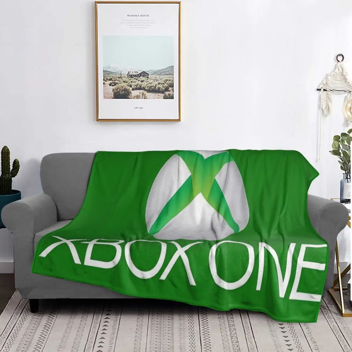 

Classic Xbox Gamer Blankets Soft Warm Flannel Throw Blanket Bedspread for Bed Living room Picnic Travel Home Sofa