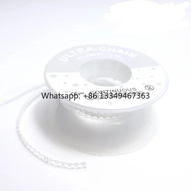 Orthodontic Elastolink Elastic Rubber Bands Ultra Power Chain 36 Colors Short Type