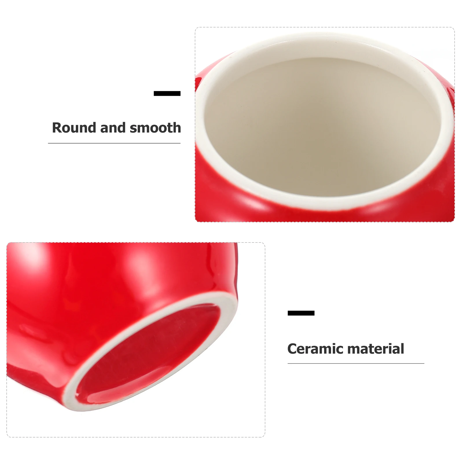 

Tea Grains Container Ceramic Canister Snack Portable Spice Sealed Jar with Bamboo Lid Storage Jars