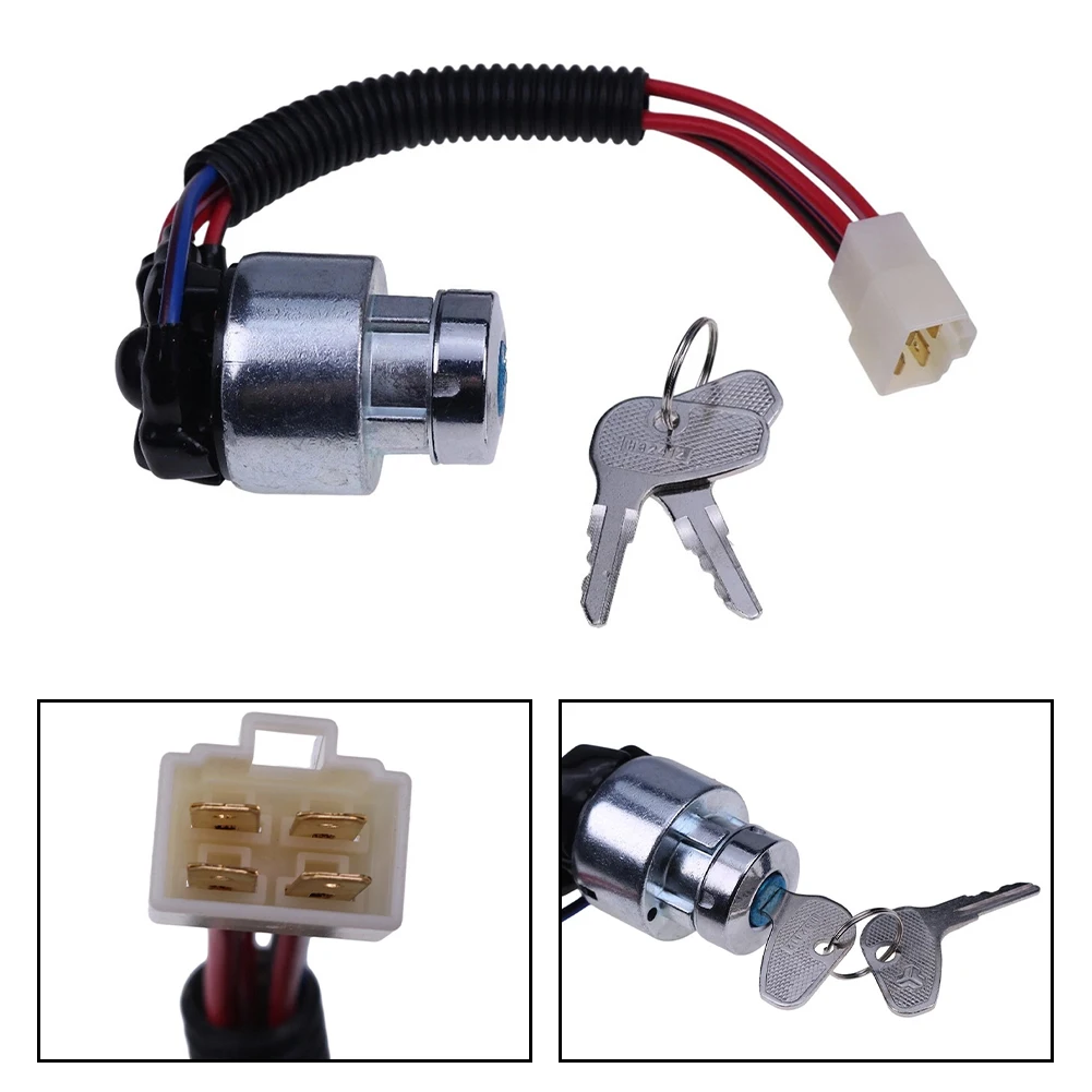 

Ignition Switch 34670-31823 34670-31824 For Kubota L3240 L3130 L3300 L3560GST Tractors Heavy Duty Metal Housing