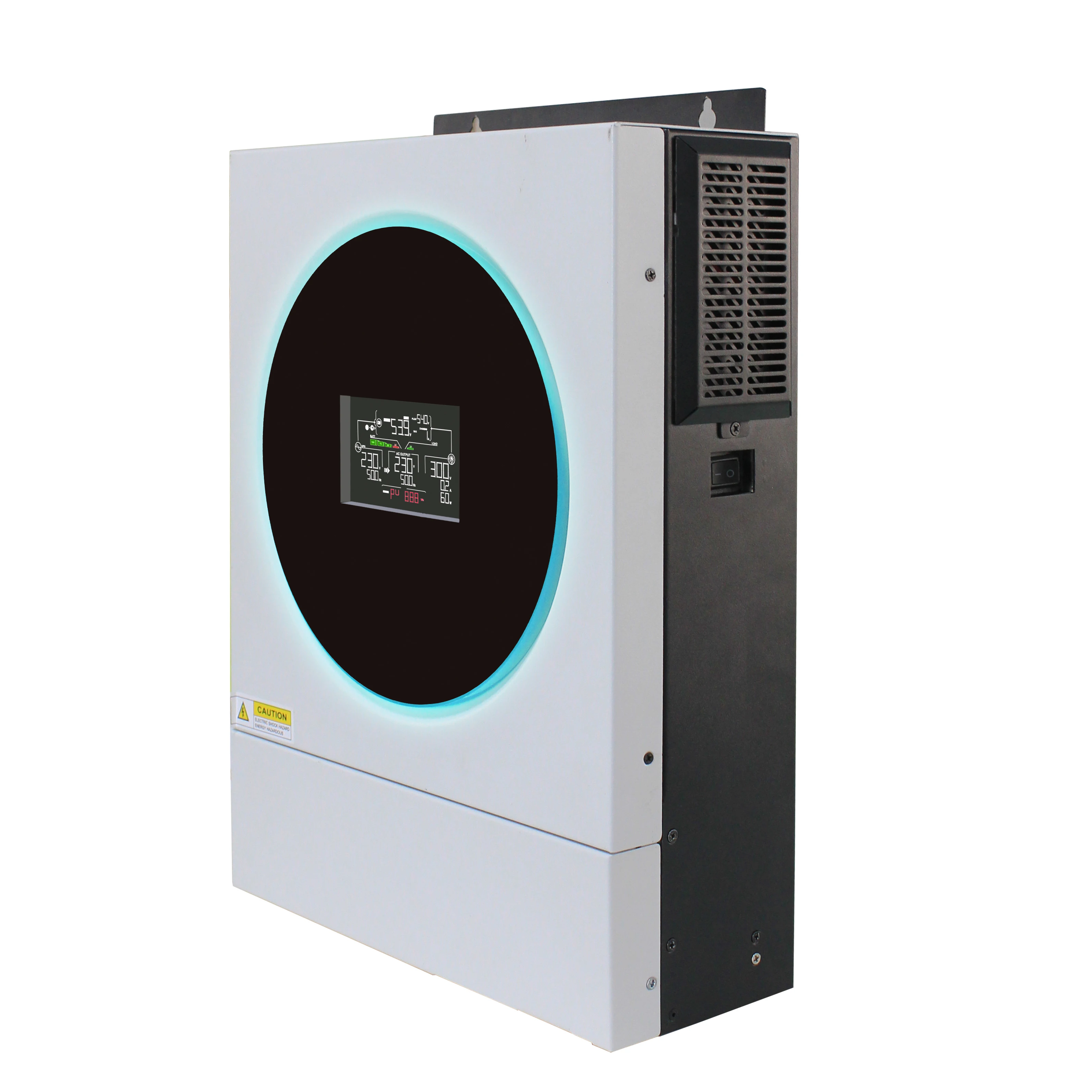 4kW Hybrid Solar Inverter 24V Single Phase 230Vac 50Hz MPPT Pure Sine Wave For European Residential Energy Storage Backup Use