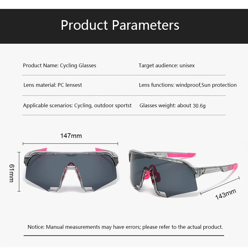 Cycling Sunglasses Road Mountain Speed Bike Glasses Men Women Outdoor Sports Bicycle Glasses Cycling Eyewear With Box Equipment