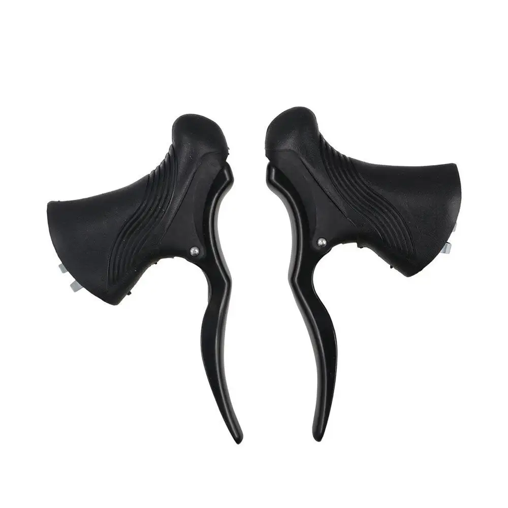 

Mountain Bike Fixed Gear Road Bike Front & Rear Cycling Brake Levers Handlebar Set Bike Drop Bar Bicycle Brake Handle