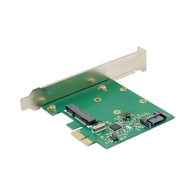 2PCS SUNWEIT ST58 PCIe MSATA NGFF Adapter PCIe Sata Card Card ASM1061 PCI Express SATA Adapter
