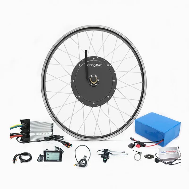 

High Quality Mountain Bike Rims Wheels 72v 3000w Hub Motor Ebike Conversion Electric Stealth Bomber Motor and Battery Kit