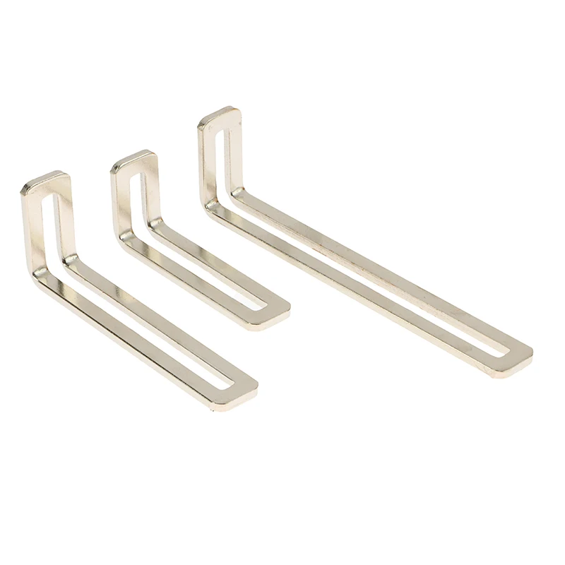 Nickel-plated Corner Bracket Adjustable 90 Degree L-Shaped Corner Brackets Angle Iron Connector Shelf Support Accessories