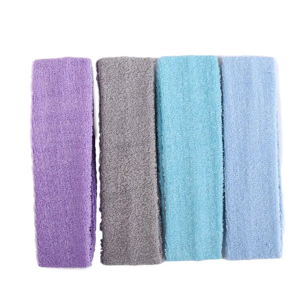 부드러운 남성 여성 순수한 색상 강한 탄성 스포츠 체육관 액세서리 Sweatband 요가 헤어 밴드 머리띠 스트레치 헤드 밴드