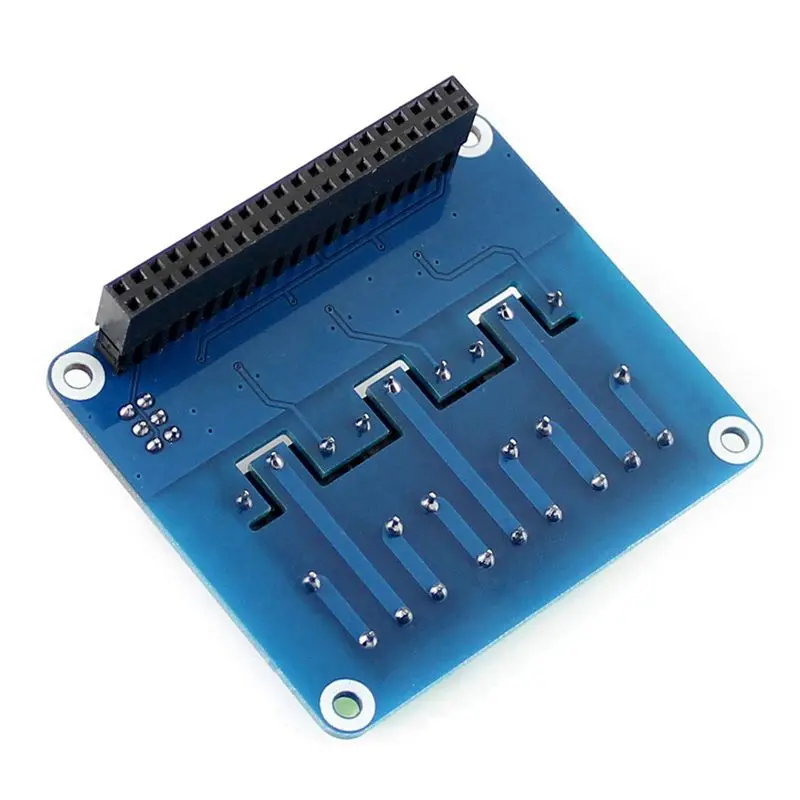 ABUO-5X Waveshare 5V 3-Channel Relay Module Expansion Board Breakout Shield HAT Kit For RPI Raspberry Pi Zero 2 W WH 2W 3