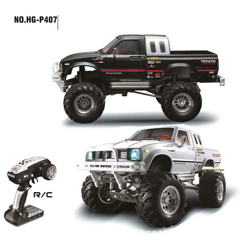 Hengguan 1/10 P407 Remote Control Car Four Wheel Drive Pickup Truck Off-Road Climbing Vehicle Simulation Model Toy Holiday Gift